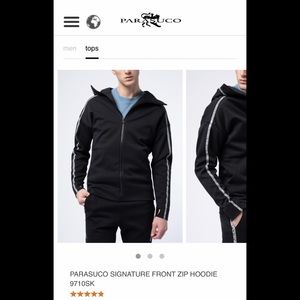 Parasuco men’s signature zip up hoodie!